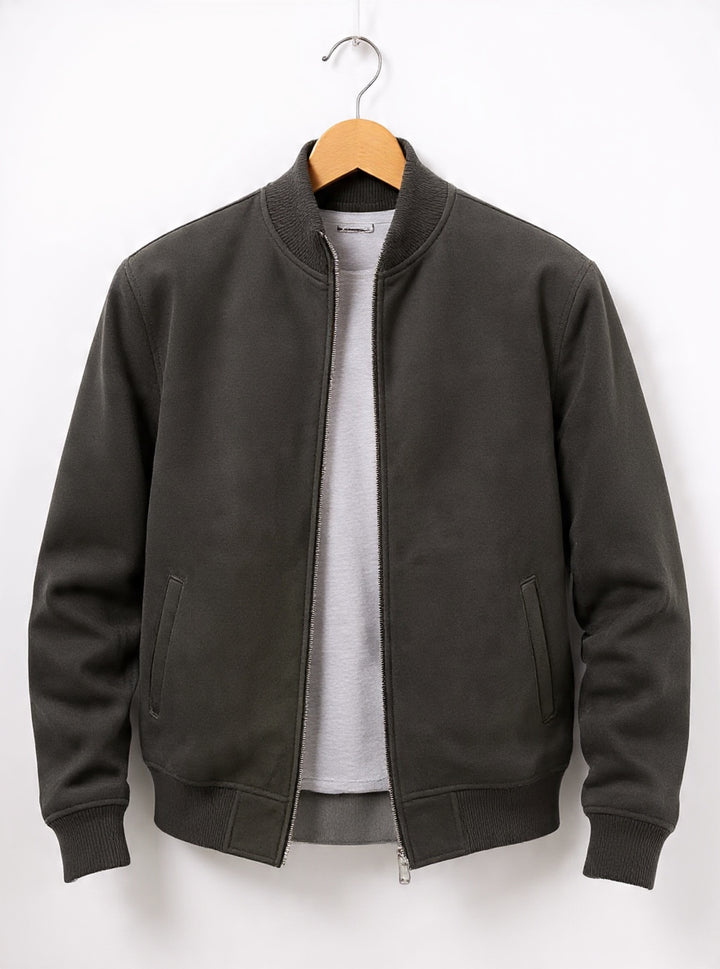 Northern Suede Bomber Jacket