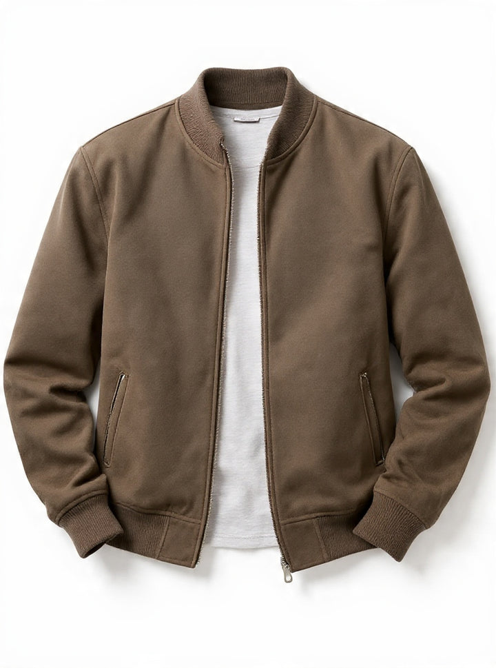 Northern Suede Bomber Jacket