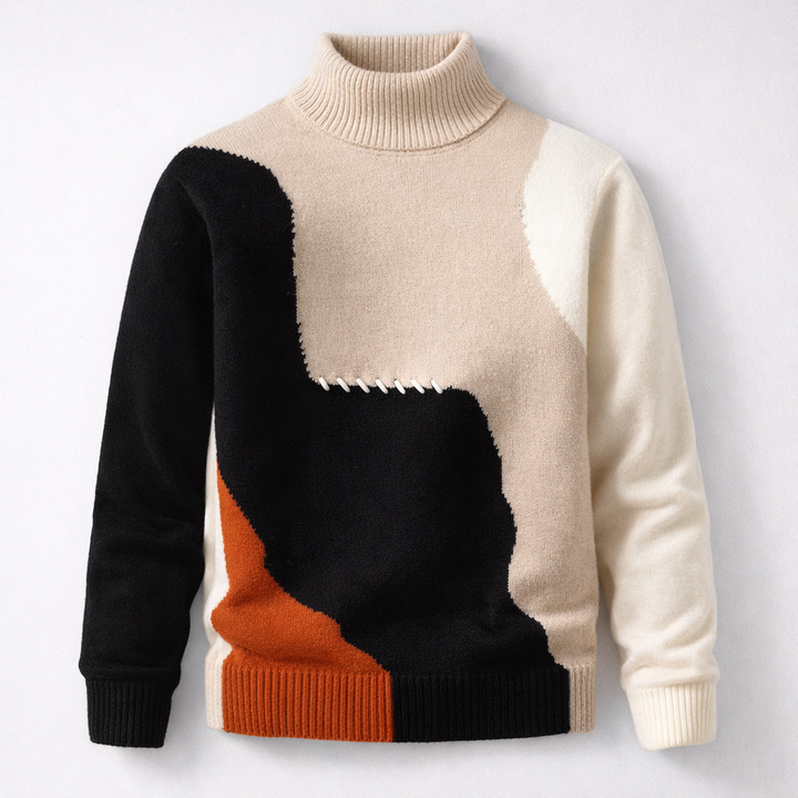 Bexley Patchwork Knit Sweater