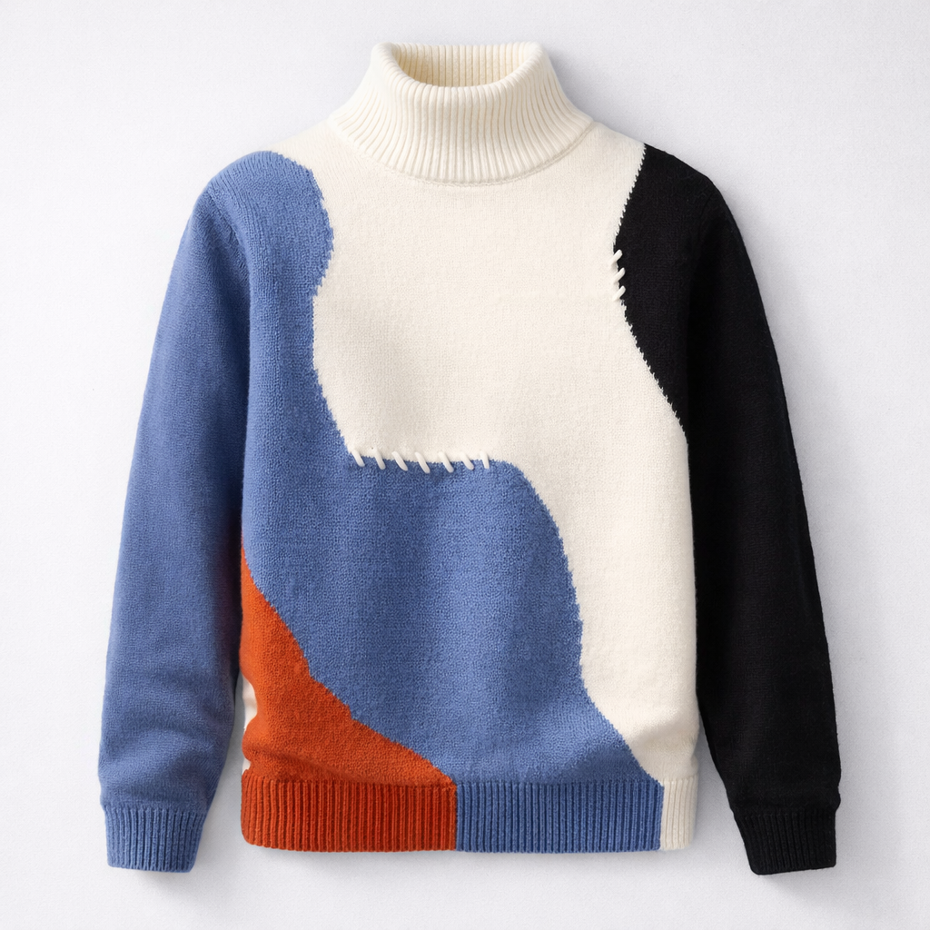Bexley Patchwork Knit Sweater