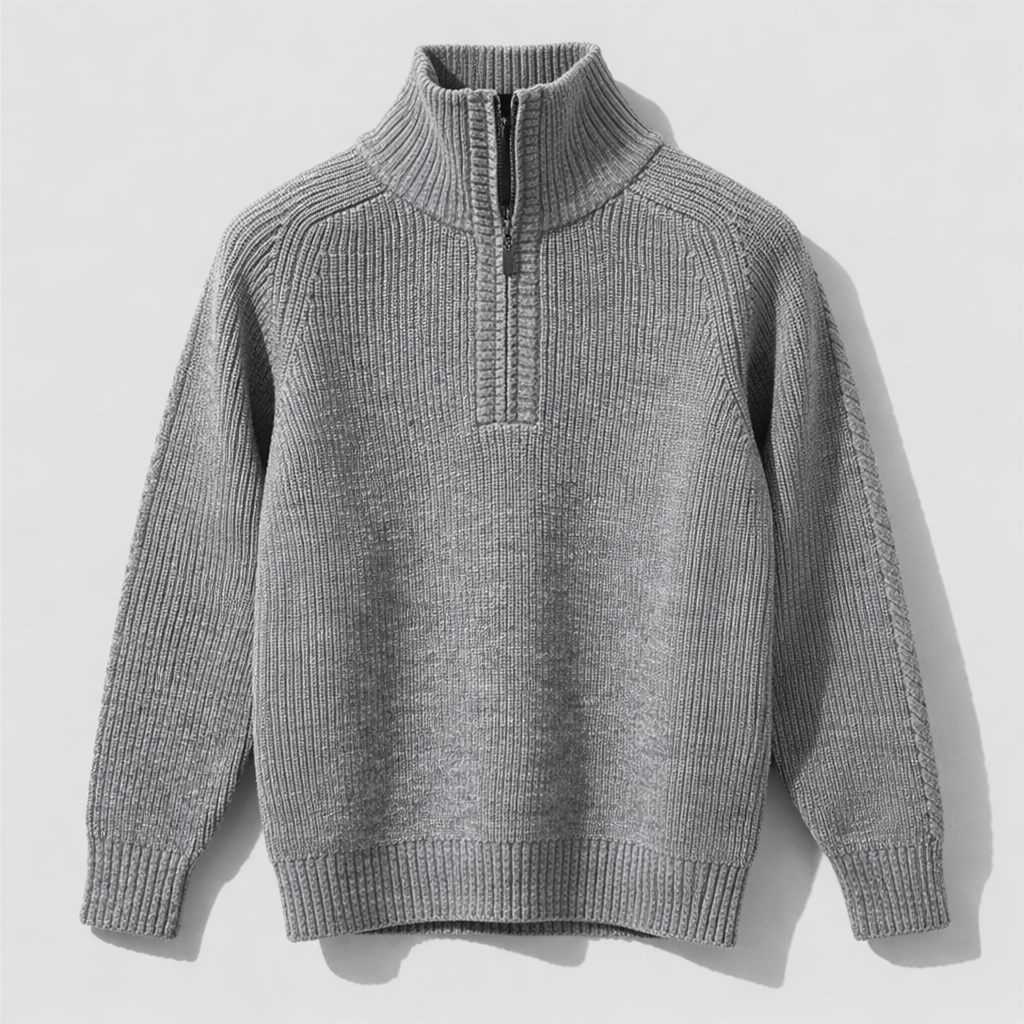Goldfin Quarter-Zip Sweater