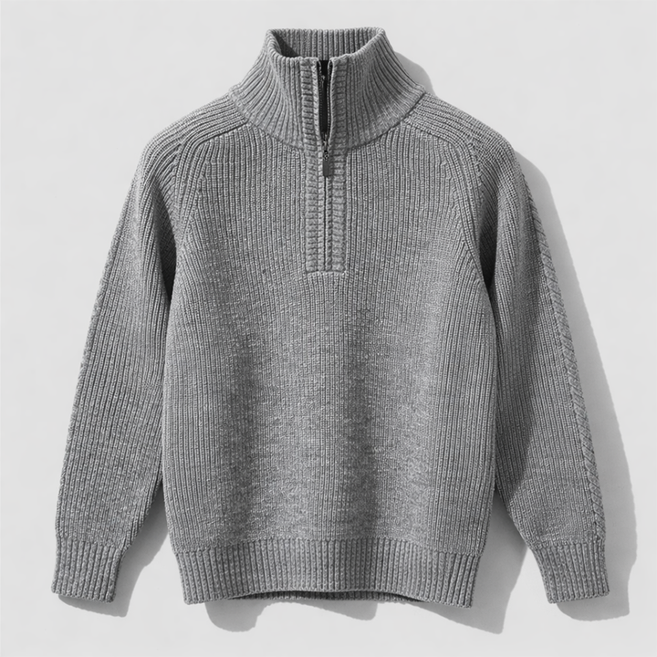 Goldfin Quarter-Zip Sweater