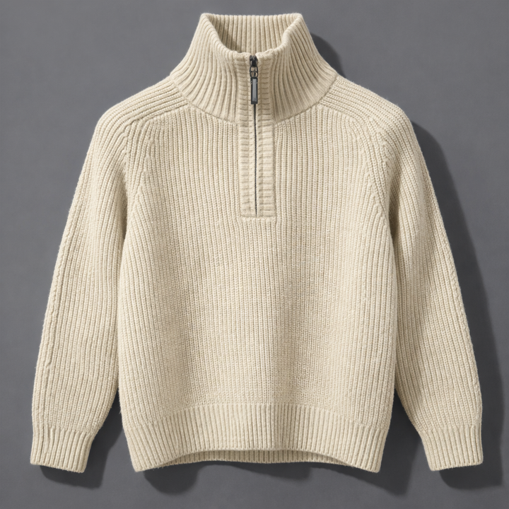 Goldfin Quarter-Zip Sweater