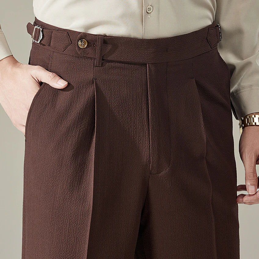 Lorenzo Pleated Trousers