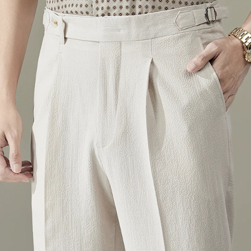 Lorenzo Pleated Trousers