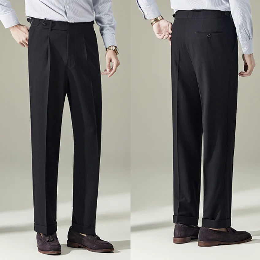 Lorenzo Pleated Trousers