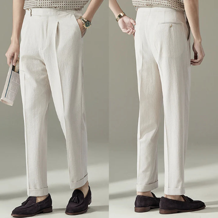 Lorenzo Pleated Trousers