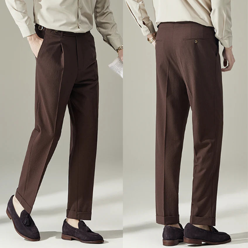 Lorenzo Pleated Trousers