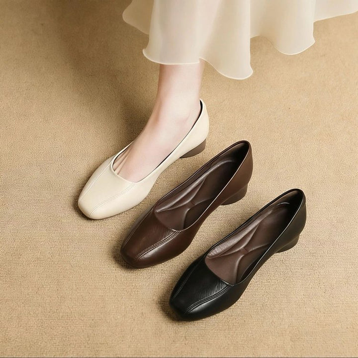 Havana Leather Heels
