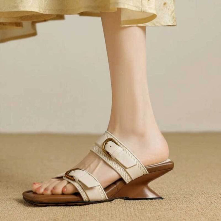 Odessa Sculpted Wedge Sandals