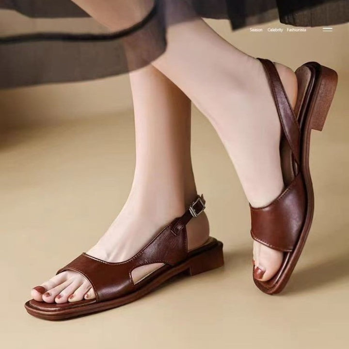 Nera Leather Flats