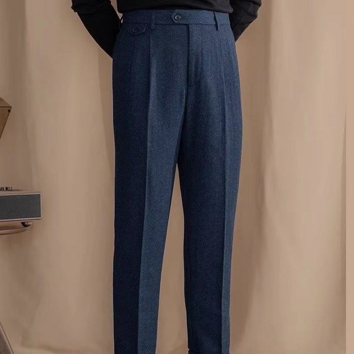 Montaro Wool Pleated Trousers