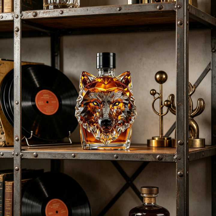 Wolf Whiskey Decanter