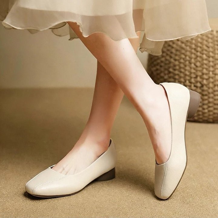Havana Leather Heels