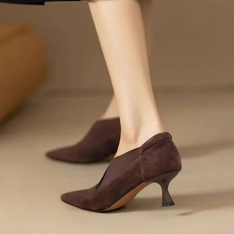 Aveline Suede Heel