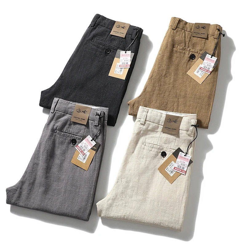 Ravello Linen-Blend Trousers