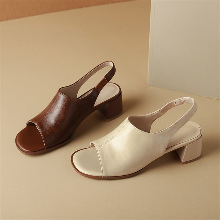 Odile Leather Slingback Sandal