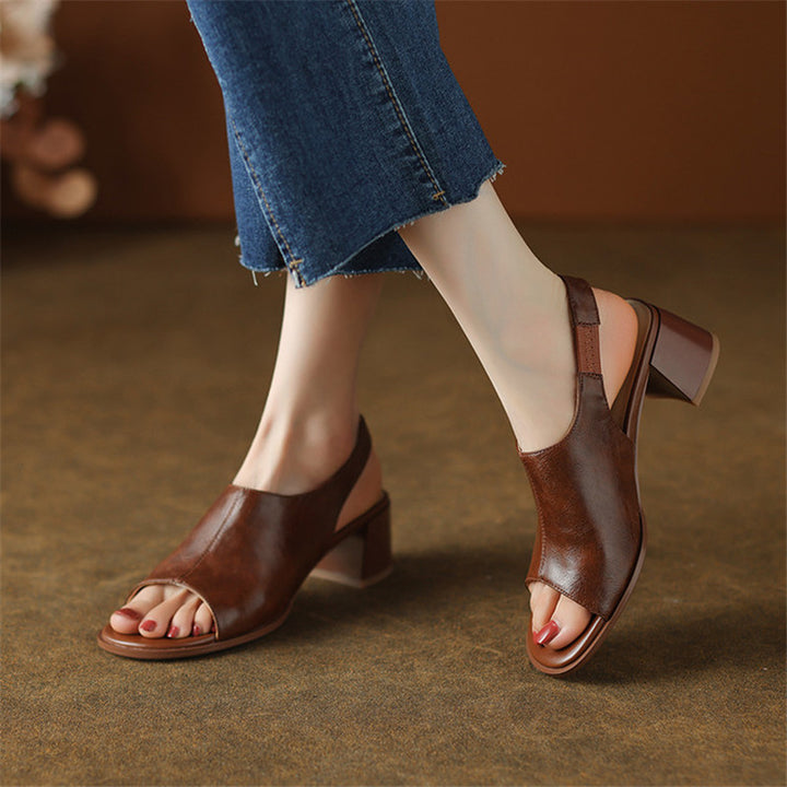 Odile Leather Slingback Sandal