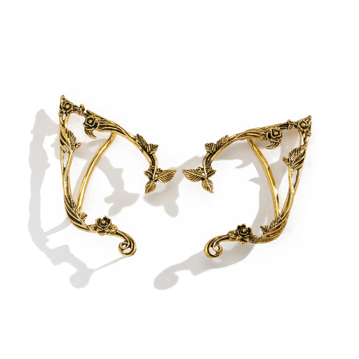 Elven Rose Ear Cuff