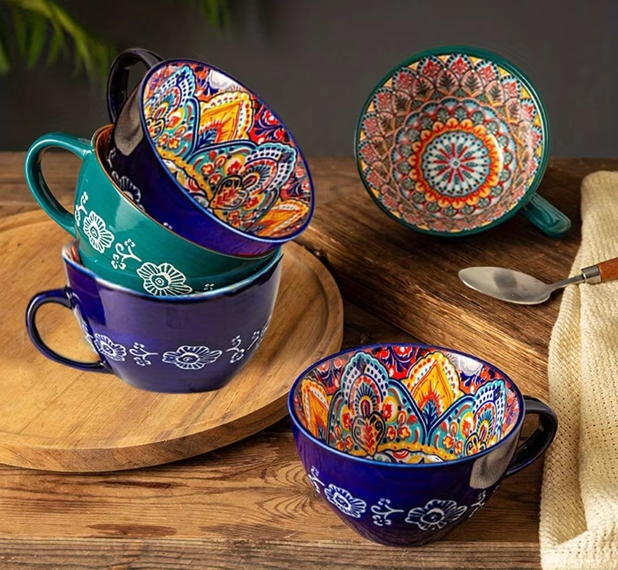 Bohemian Mandala Ceramic Mug