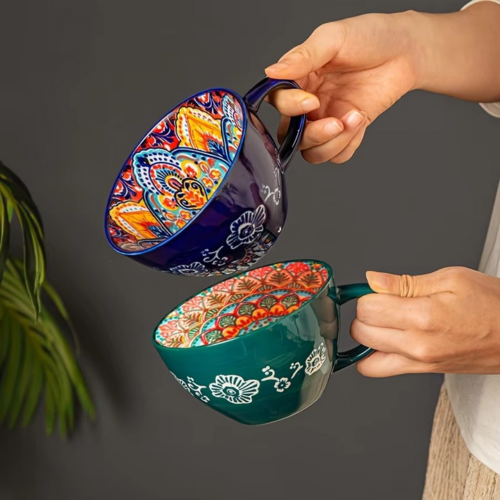 Bohemian Mandala Ceramic Mug