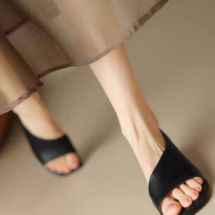 Lisette Leather Heels