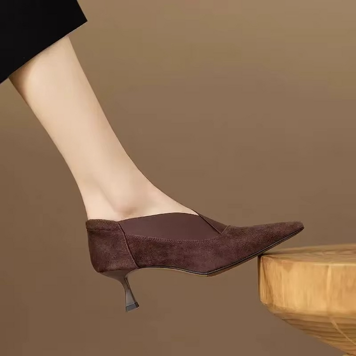 Aveline Suede Heel