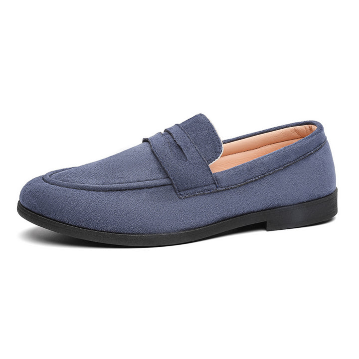 Arista Suede Penny Loafers