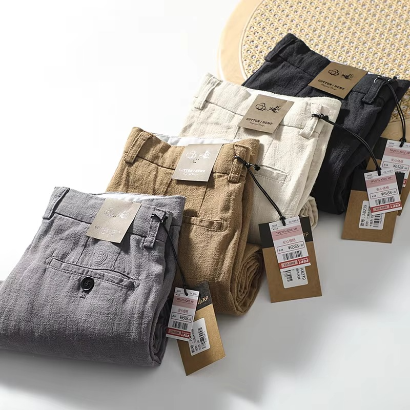 Ravello Linen-Blend Trousers