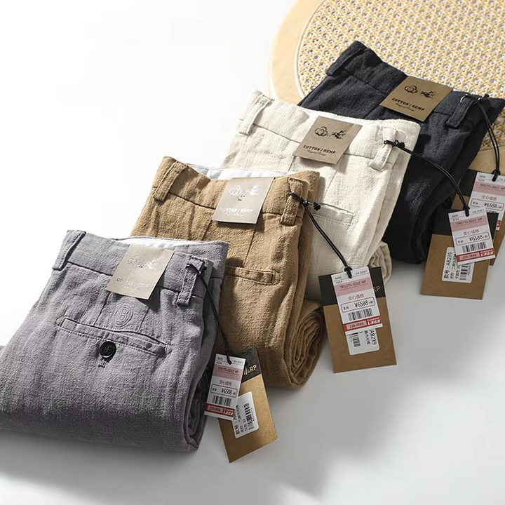Ravello Linen-Blend Trousers