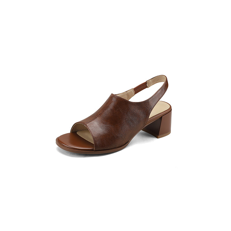 Odile Leather Slingback Sandal