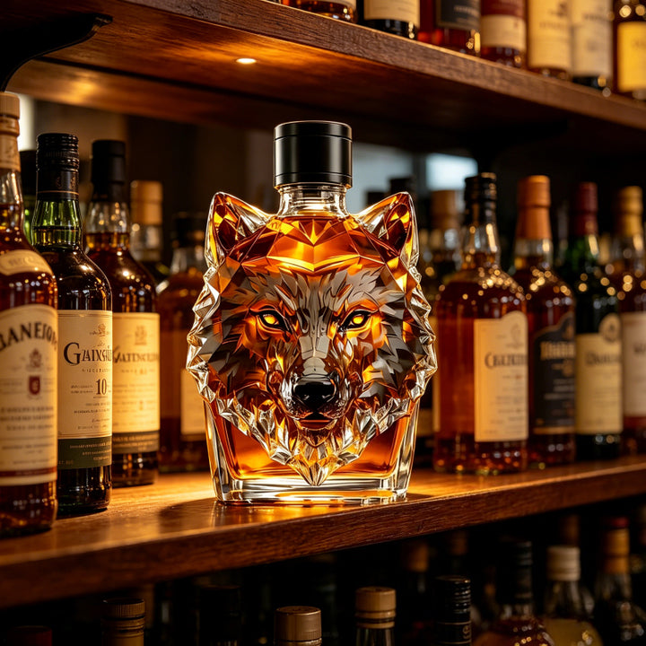 Wolf Whiskey Decanter