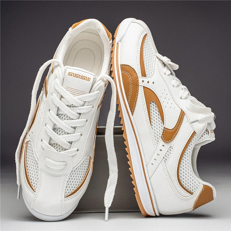 Santos Retro Leather Sneakers