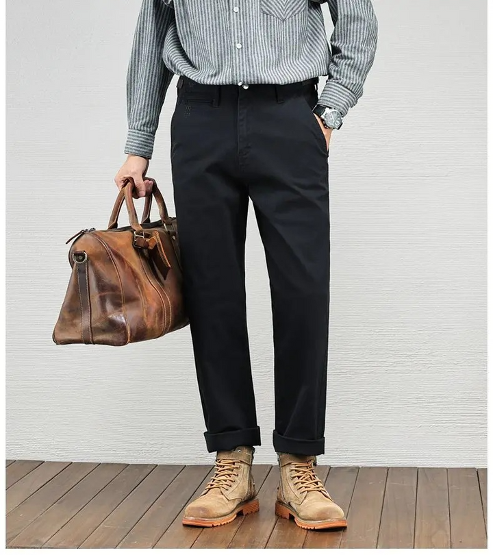 Harrington Straight-Leg Chinos