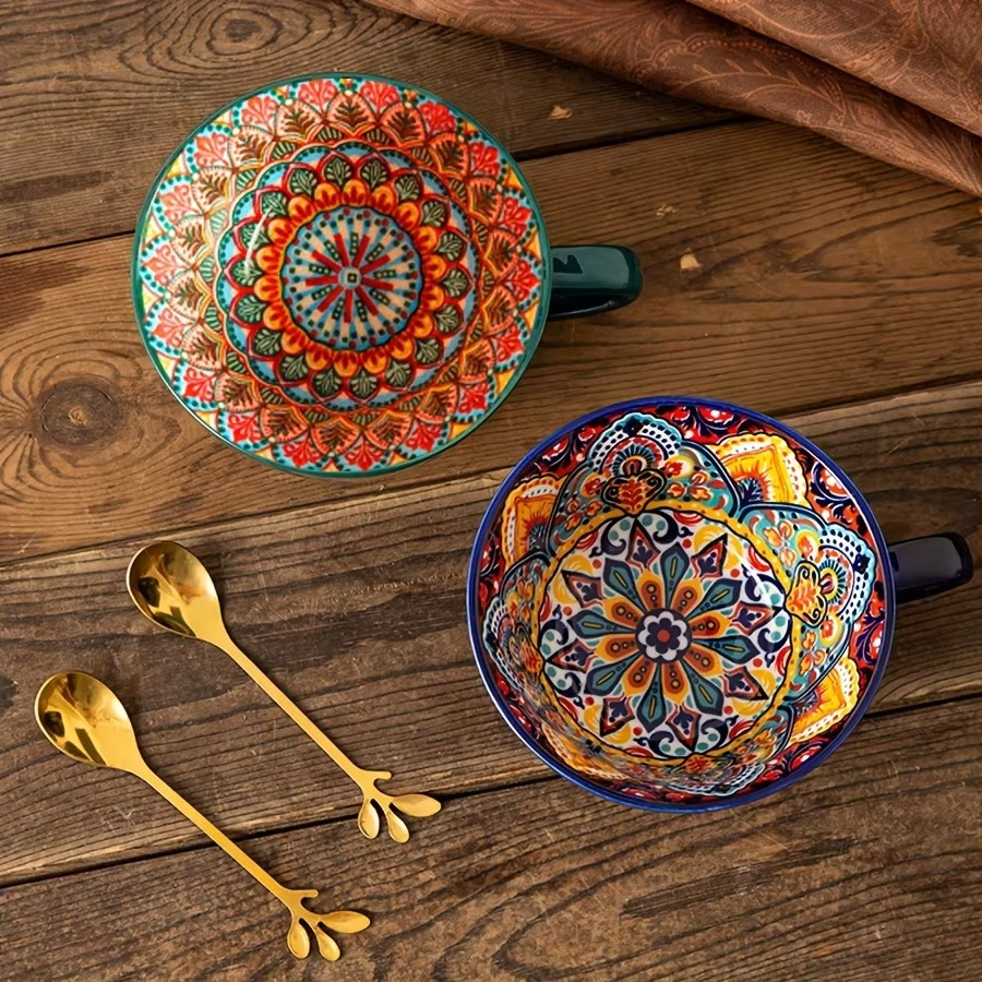Bohemian Mandala Ceramic Mug