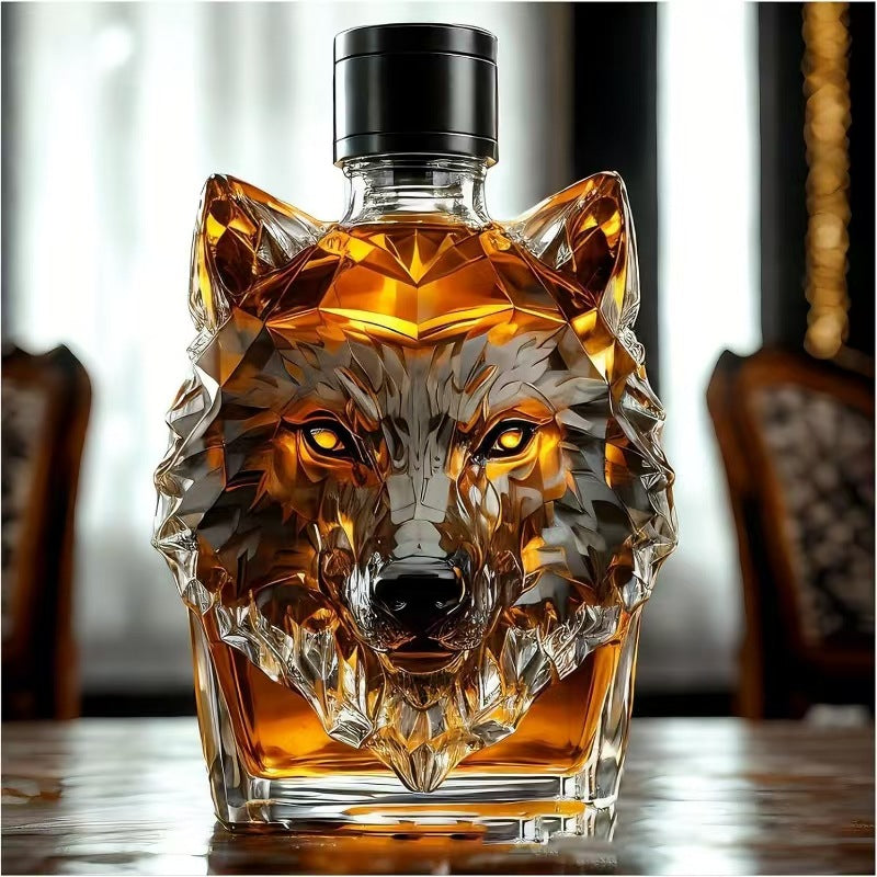 Wolf Whiskey Decanter