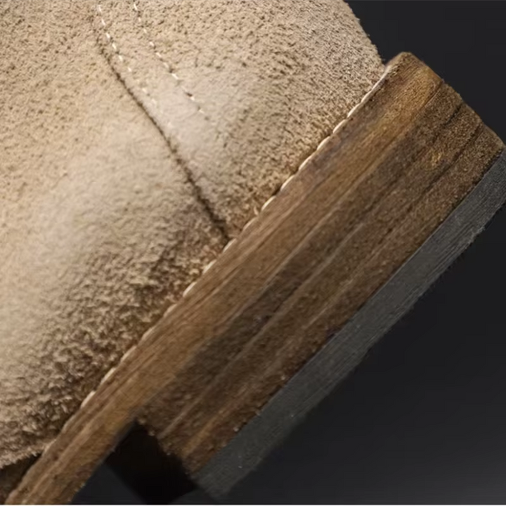 Rippley Suede Leather Boots