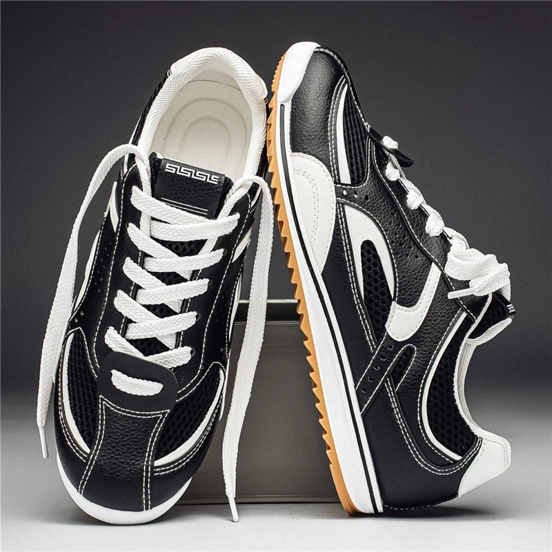 Santos Retro Leather Sneakers