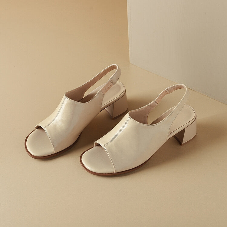 Odile Leather Slingback Sandal