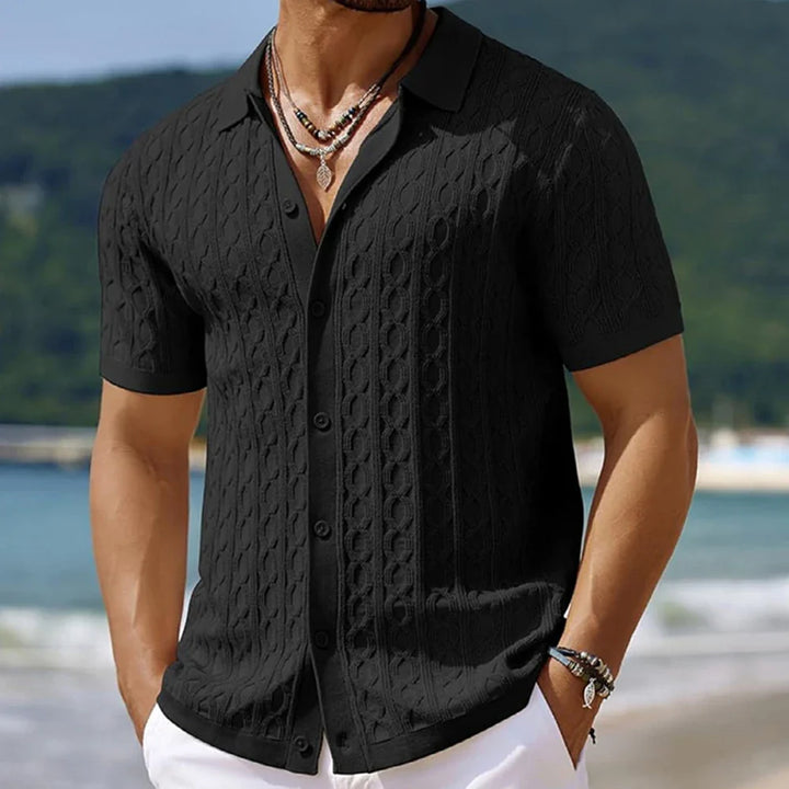 Hanley Button-Up Polo Shirt