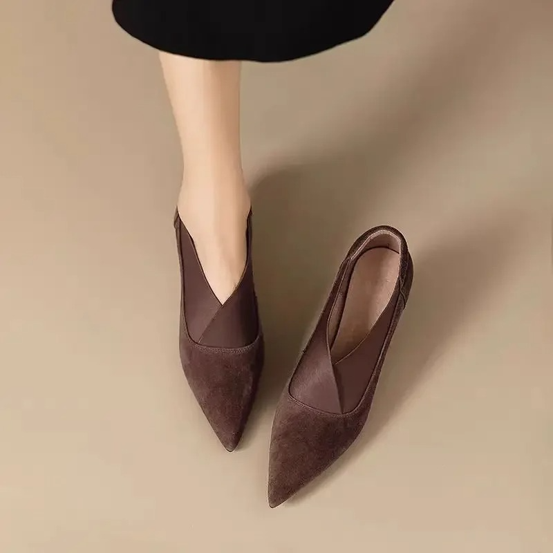 Aveline Suede Heel