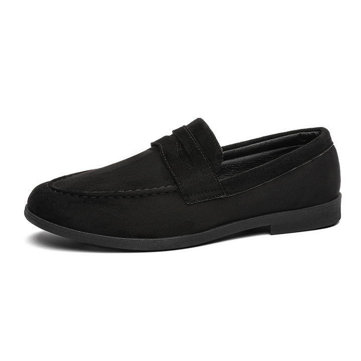 Arista Suede Penny Loafers