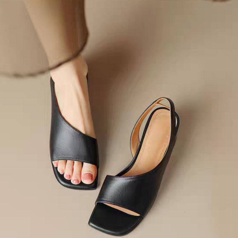 Lisette Leather Heels