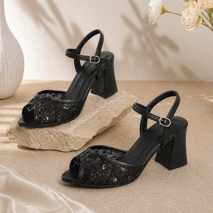 Monet Leather Heel