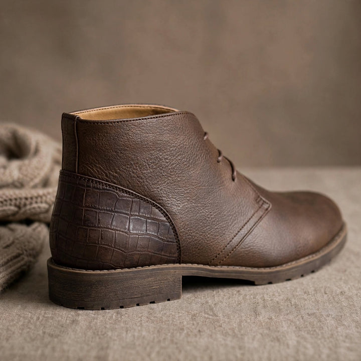 Harlan Leather Desert Boots