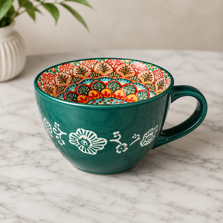 Bohemian Mandala Ceramic Mug