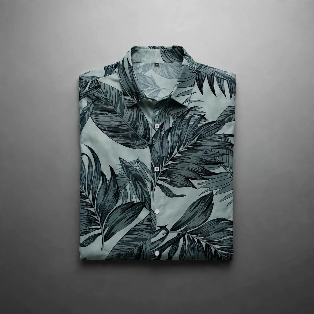 Tropical Palms Floral Shirt