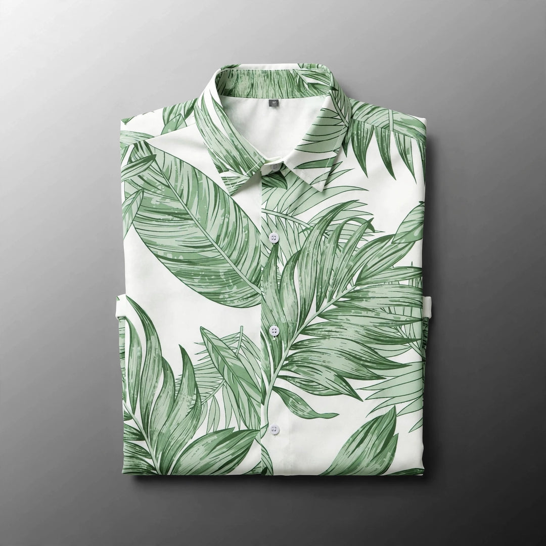 Tropical Palms Floral Shirt