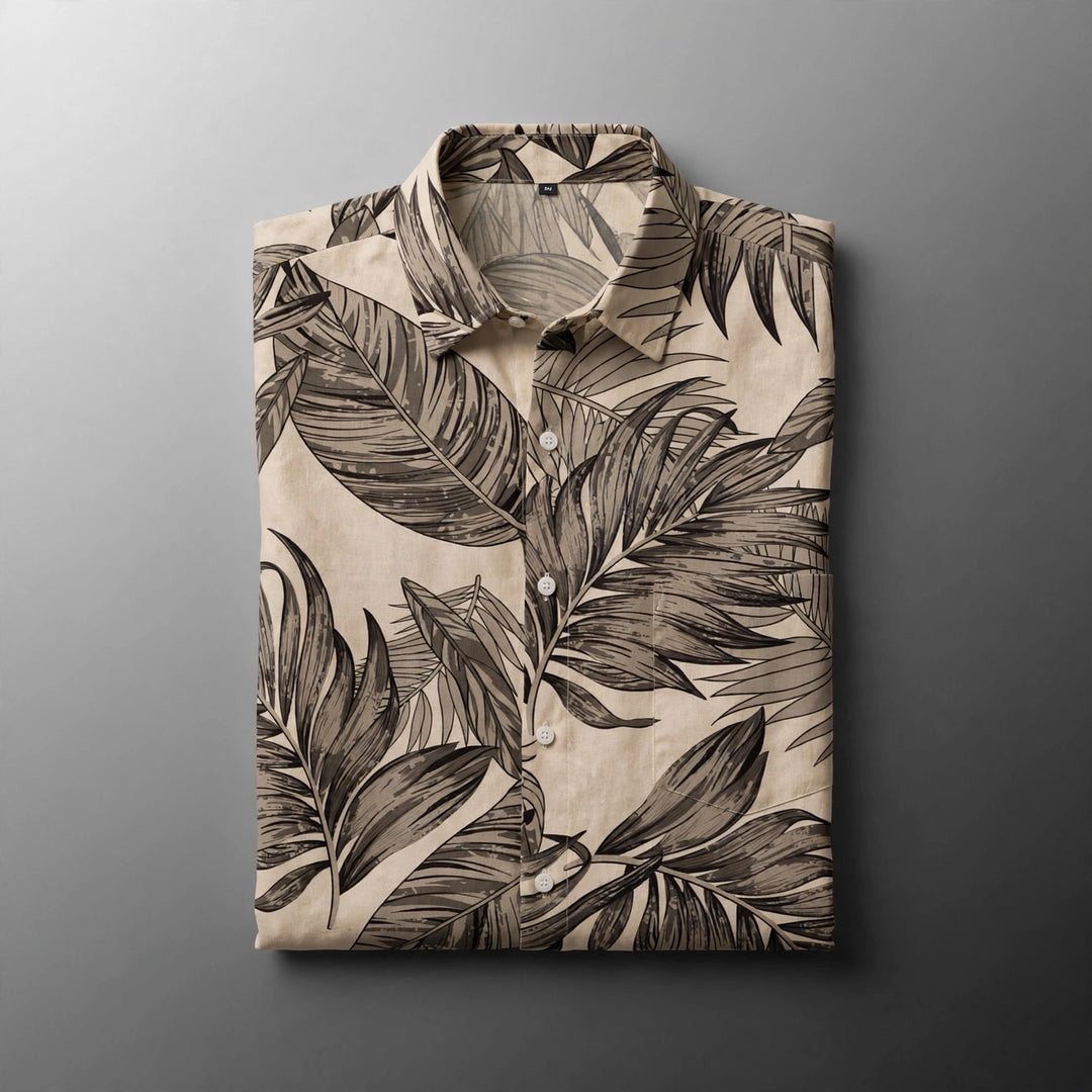 Tropical Palms Floral Shirt