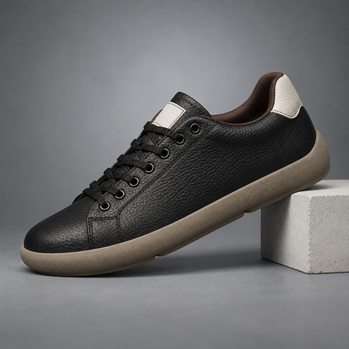 Parker Leather Sneakers in Black upgraded model (plinth)